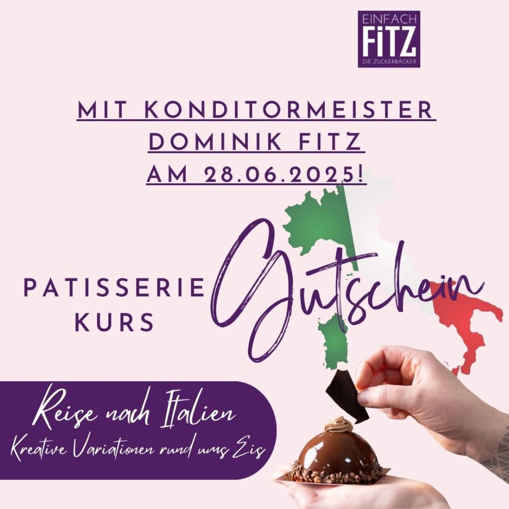 Patisseriekurs Gutschein für 28.06.25