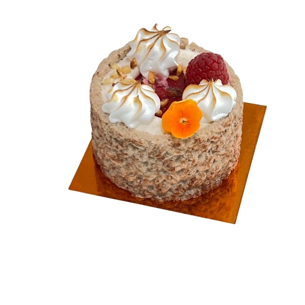 Himbeere - Buchweizen - Roulade